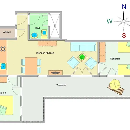 Lägenhet Residenz Seestern 14 *